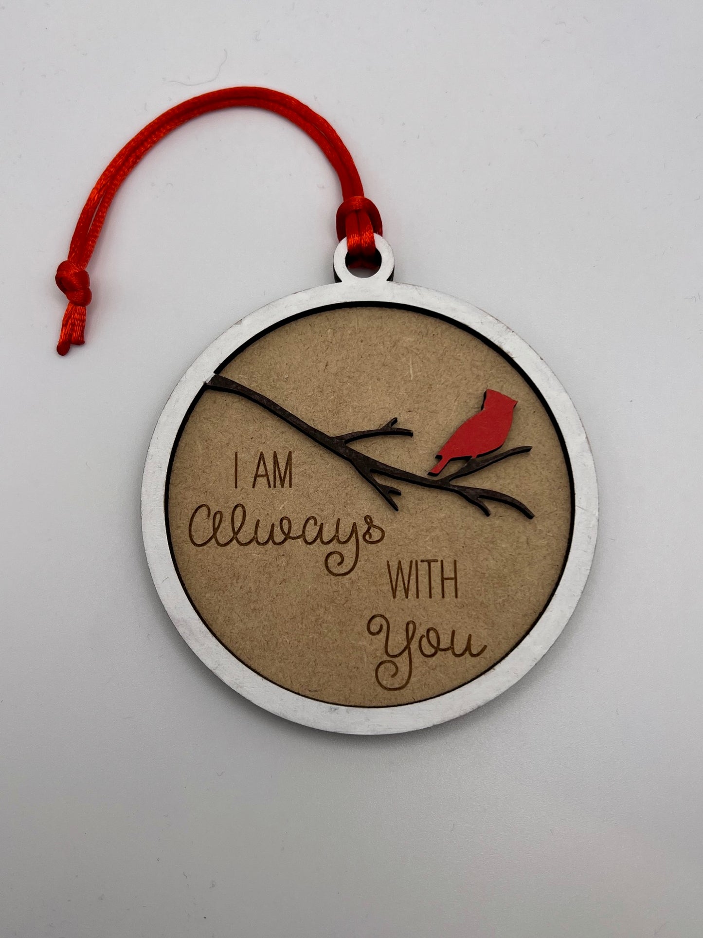 Always With You Cardinal Ornament image 0