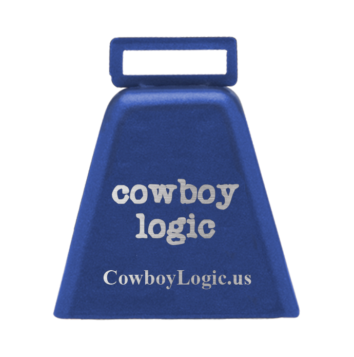 Cowboy Logic Engraved Bevin Spirit Bell - 10LD image 2