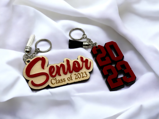Acrylic Graduation/Senior Key Rings image 1