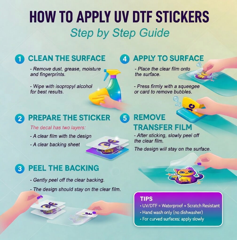 Upload Your Own UV/DTF Sticker Gang Sheet