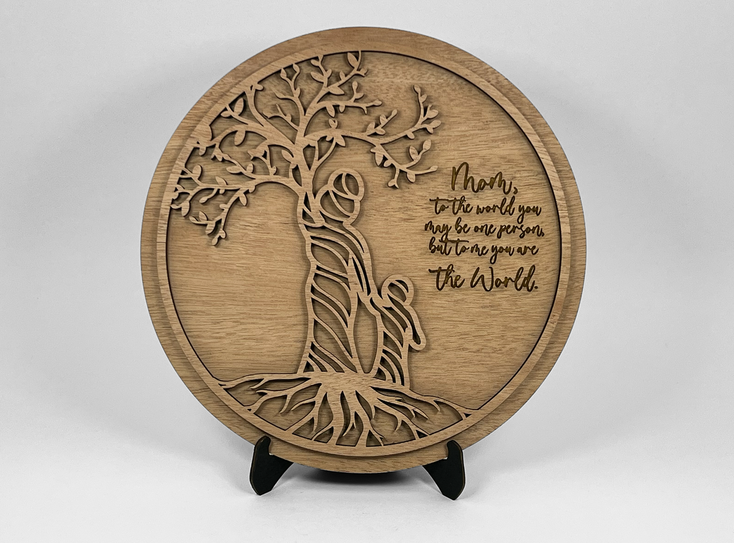 Mother's Day Tree Round Layered Sign image 0