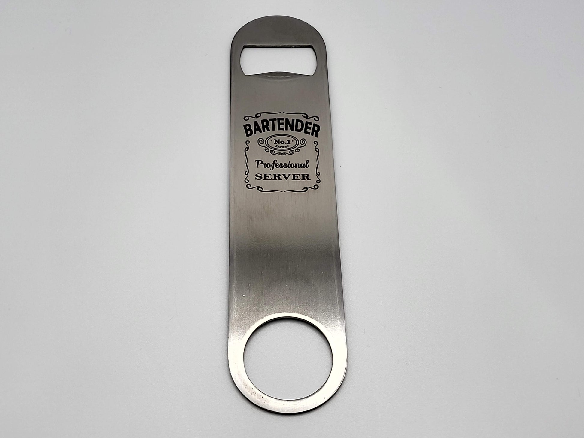 Engraved Bartender's 7" Bar Key (Bottle Opener) image 2