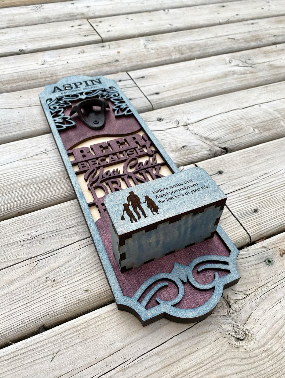 Customizable Wooden Bottle Openers - Laser Cut image 8