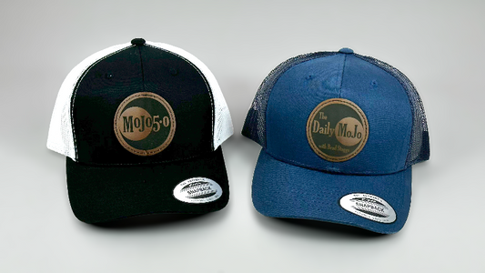 Snapback Mojo 5-0 or The Daily Mojo Trucker Cap/Hat with Patch image 0