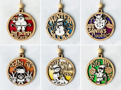 Sassy and Fun Christmas Ornaments image 7