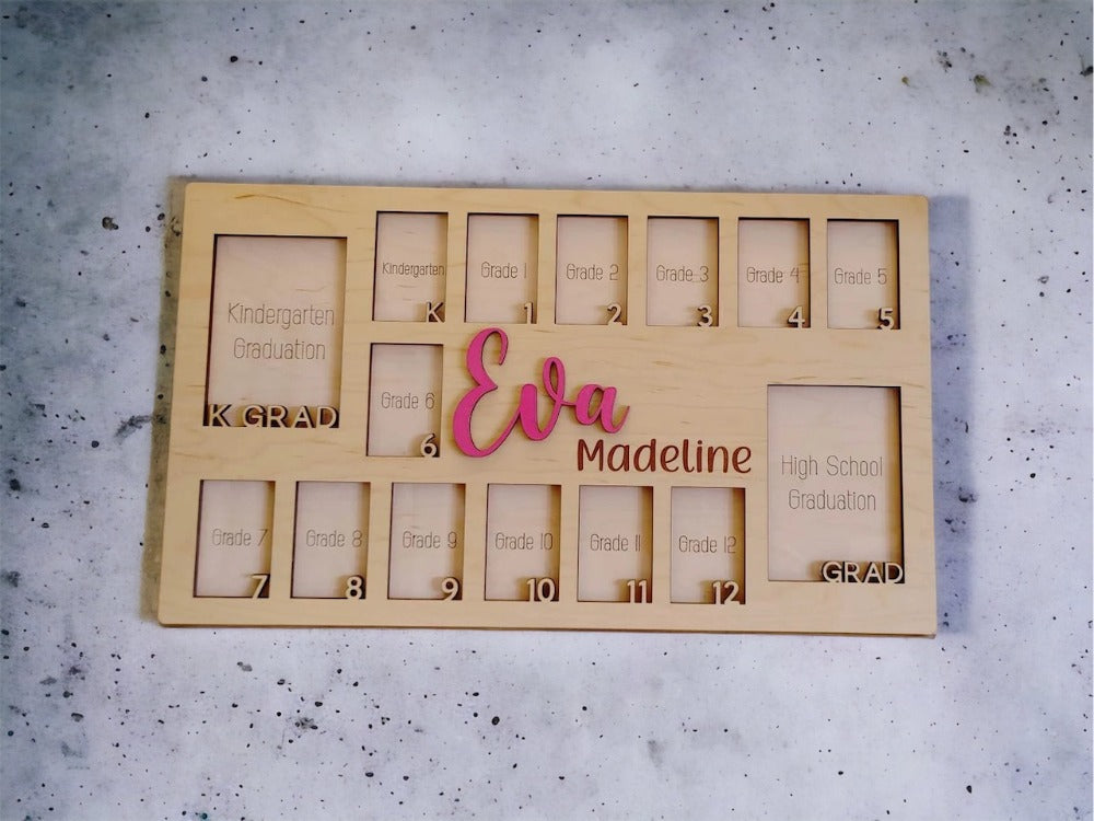 K-12 Wood and  Acrylic School Photo Frame image 2
