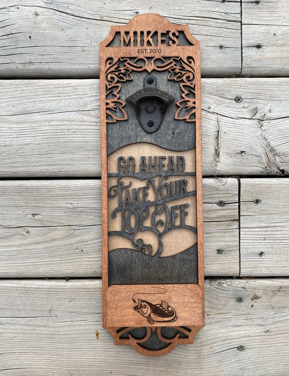 Customizable Wooden Bottle Openers - Laser Cut image 5