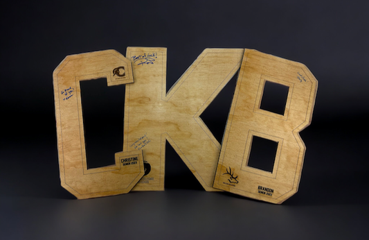 18" Birch Plywood Autograph Board/Letter image 0
