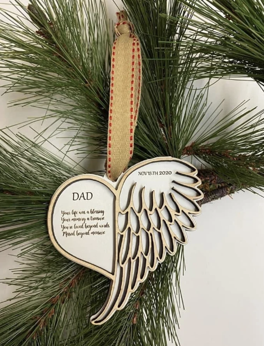 Angel Wing Remembrance Ornament image 0