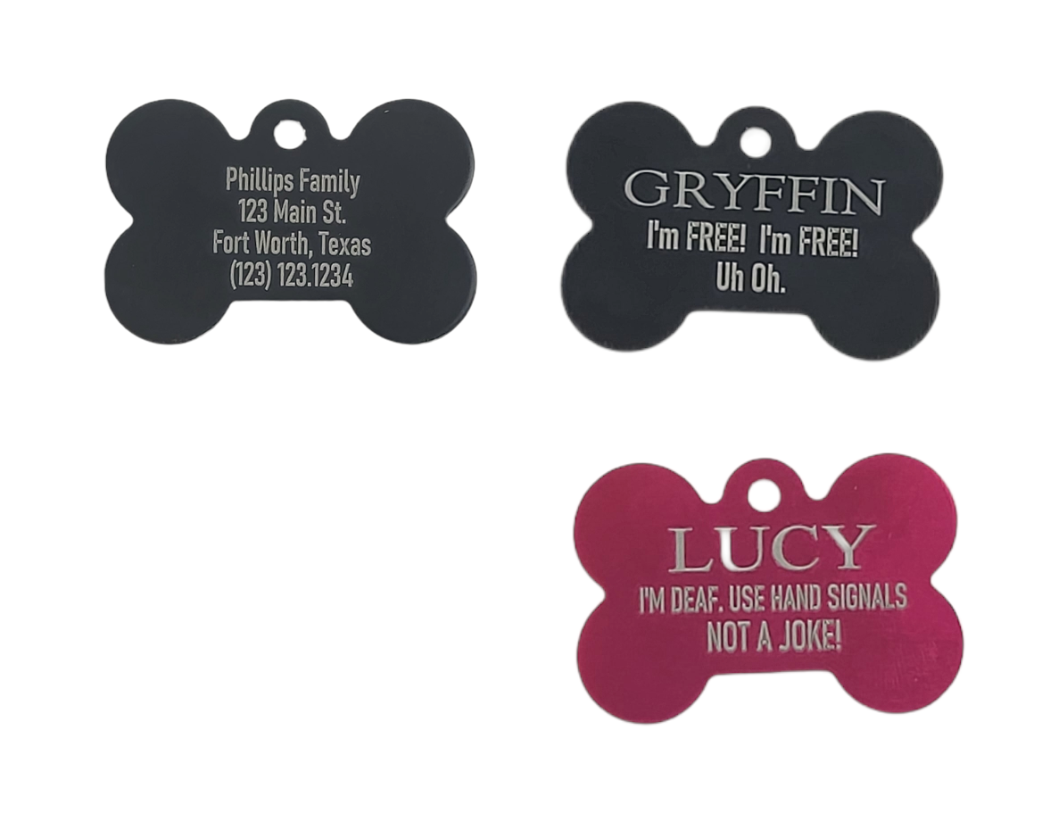 Round Aluminum Engraved Dog Tags image 5