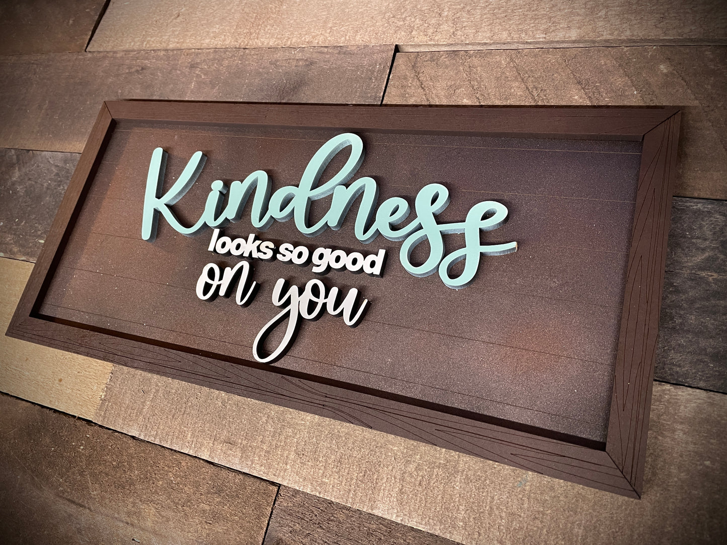 Framed Multi-Layer Sign image 0