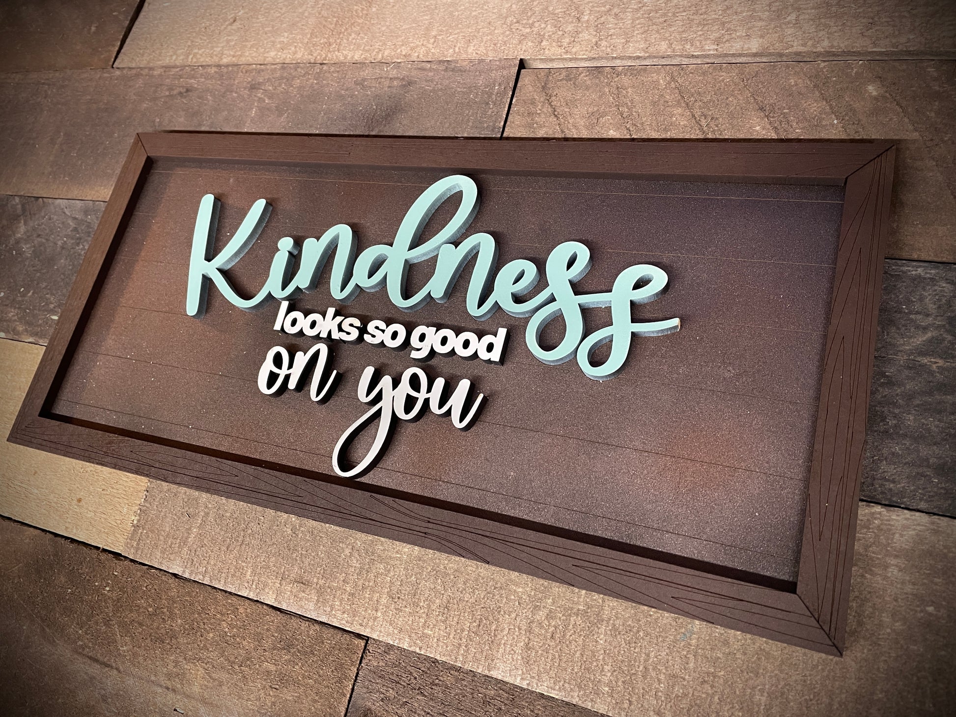 Framed Multi-Layer Sign image 0