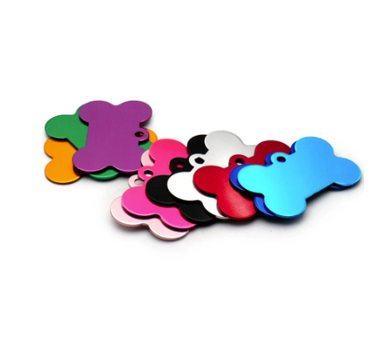 Dog Bone Shape Aluminum Engraved Dog Tags image 3