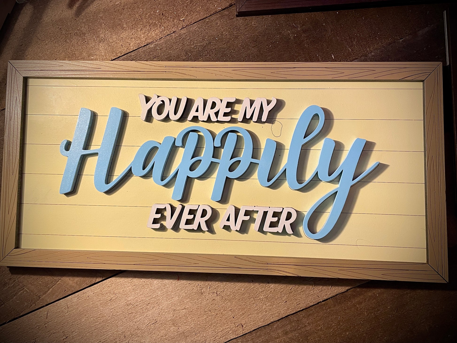 Framed Multi-Layer Sign image 5