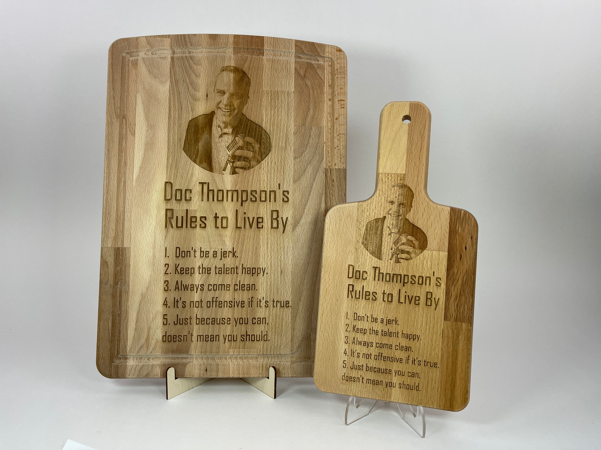 Doc Thompson Rules Cutting Board image 0