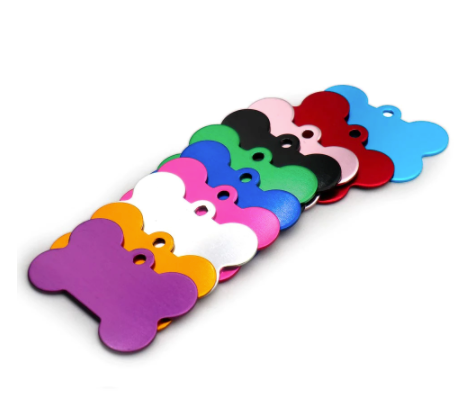 Dog Bone Shape Aluminum Engraved Dog Tags image 2