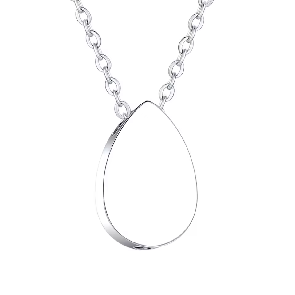 Stainless Steel Teardrop Necklace Urn image 0
