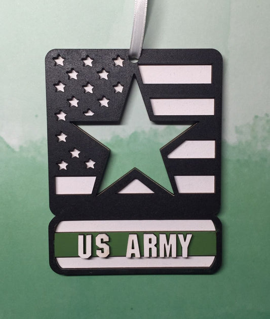 Military Branch Christmas Ornaments image 0