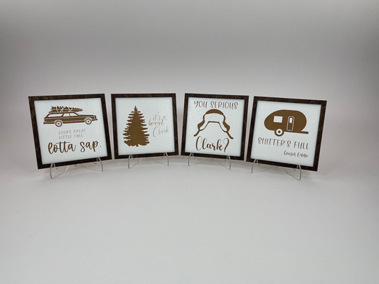 Christmas Vacation Mini-Signs image 0