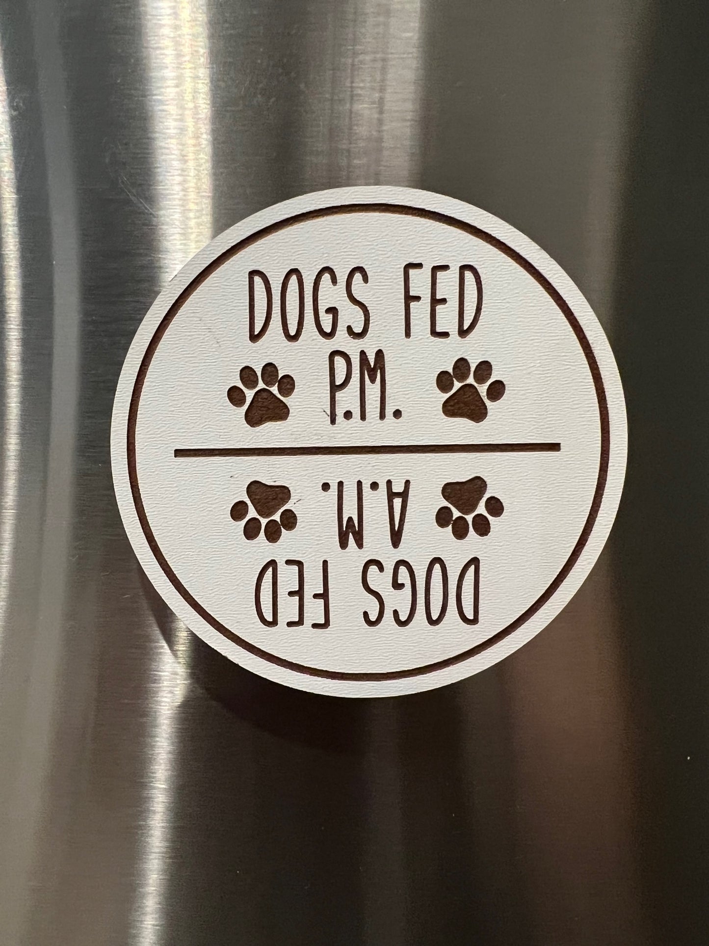 Pet Fed A.M./P.M. Magnet image 1