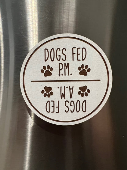Pet Fed A.M./P.M. Magnet image 1