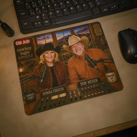 Cowboy Logic Custom UV Printed Mouse Pad