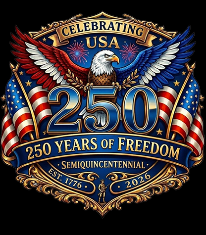 UV/DTF 250 Year Anniversary Sticker