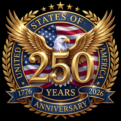 UV/DTF 250 Year Anniversary Sticker