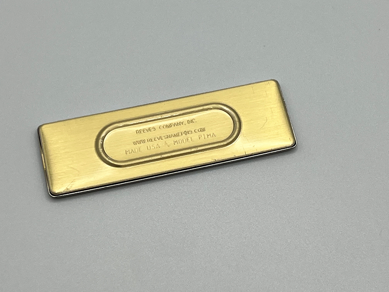Duotone Metal Name Badge image 2