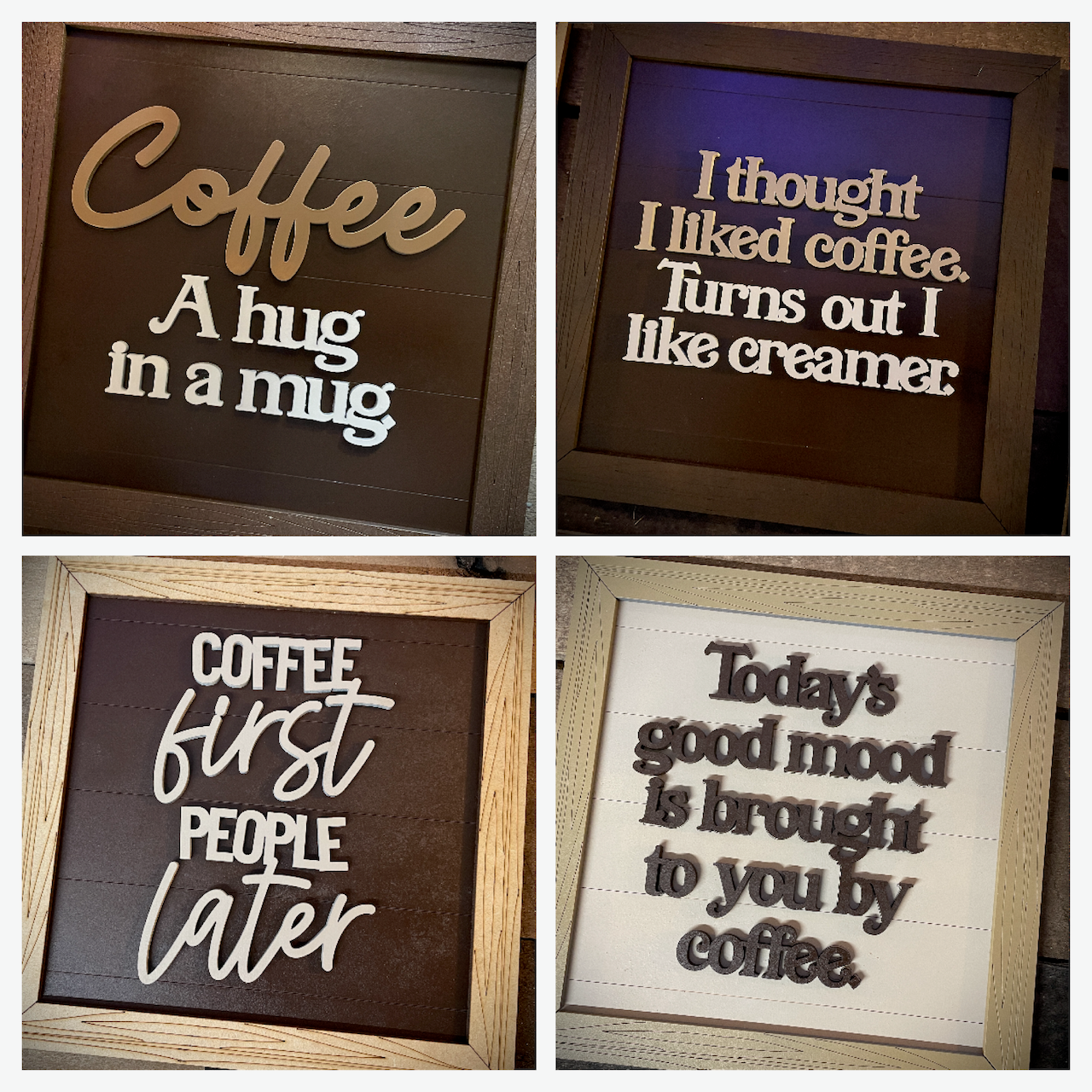 8 Inch Framed Multi-Layer Signs image 4