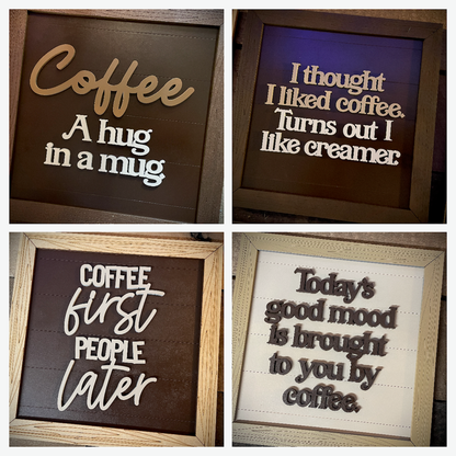 8 Inch Framed Multi-Layer Signs image 4