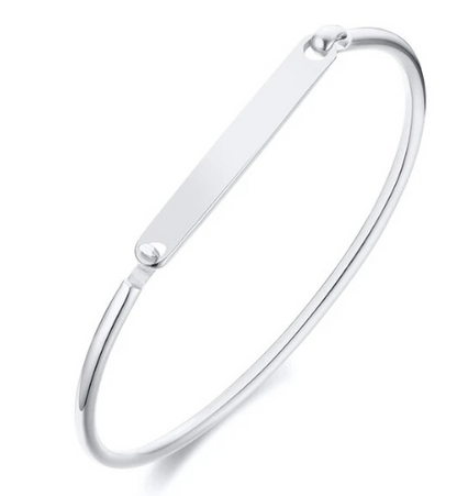 Personalized Stainless Steel Bracelet image 0