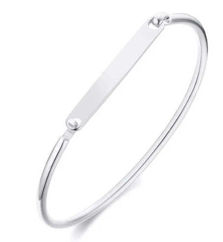 Personalized Stainless Steel Bracelet image 0