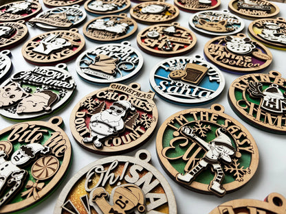 Sassy and Fun Christmas Ornaments image 1