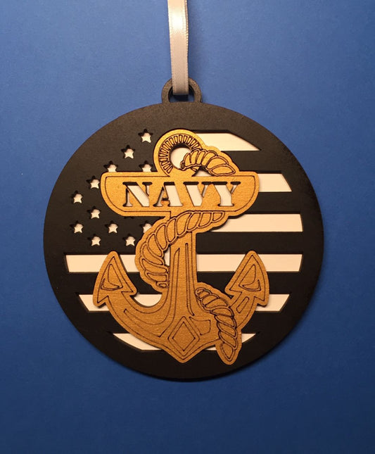 Military Branch Christmas Ornaments image 1