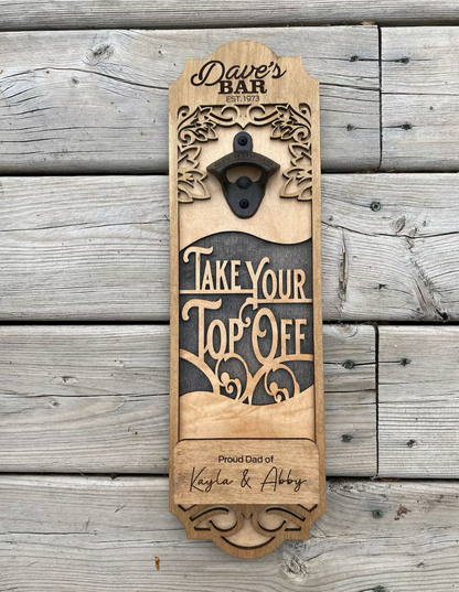 Customizable Wooden Bottle Openers - Laser Cut image 3