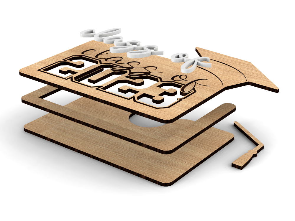 Class of 202X Graduation Gift Card Holder image 2