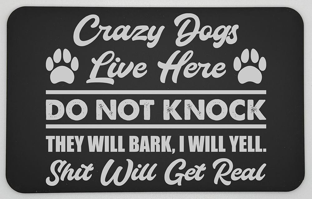 Acrylic Engraved No Soliciting Sign image 2