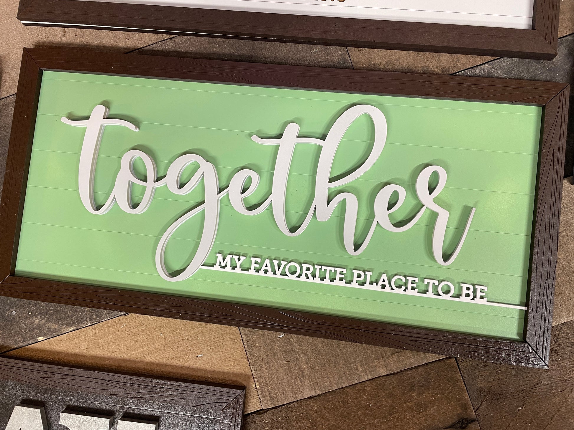 Framed Multi-Layer Sign image 3
