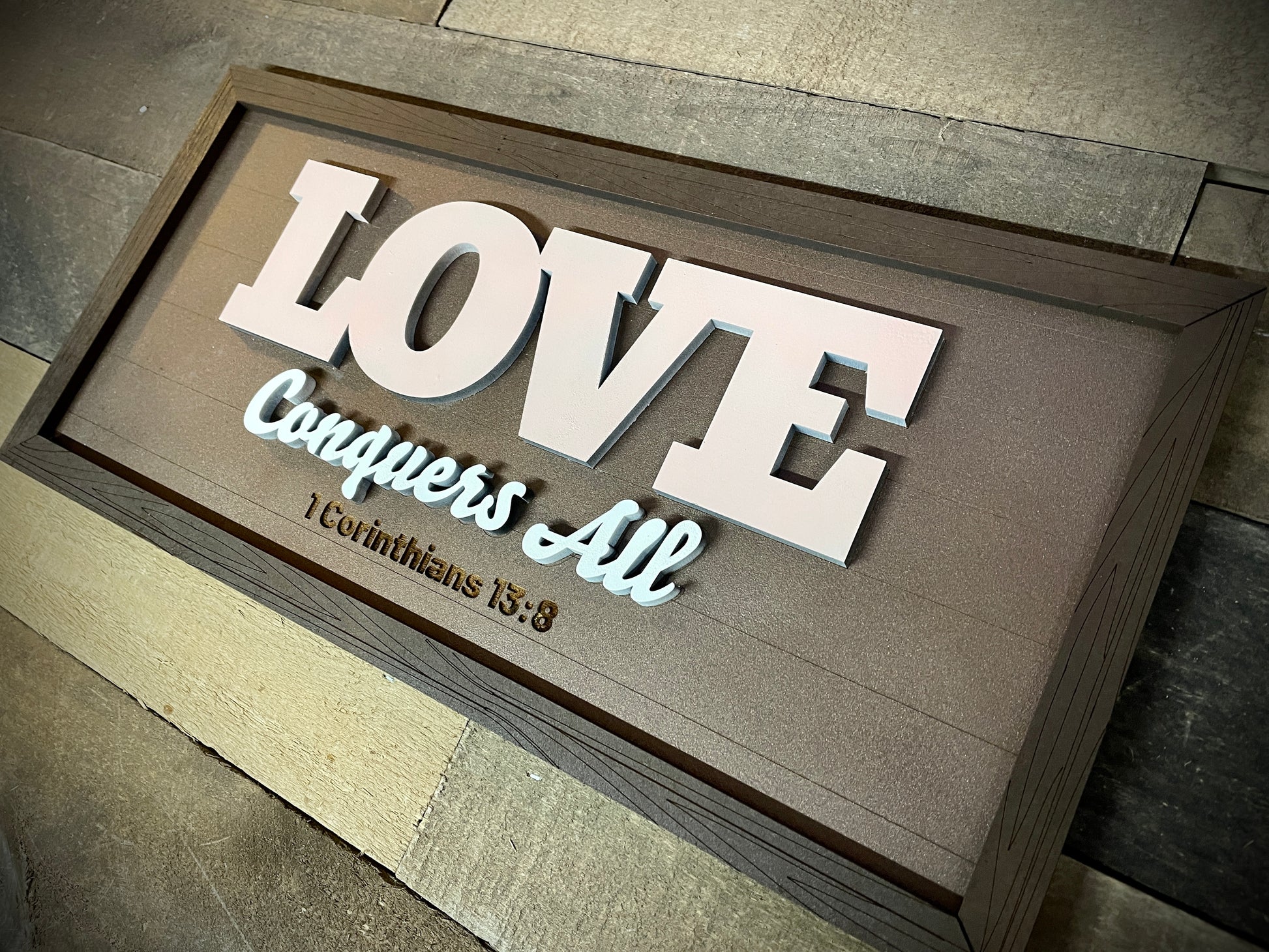 Framed Multi-Layer Sign image 6