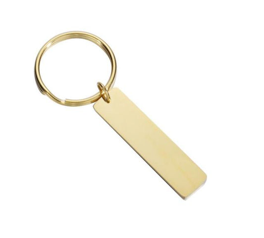Custom Engraved Stainless Steel Keychain image 1