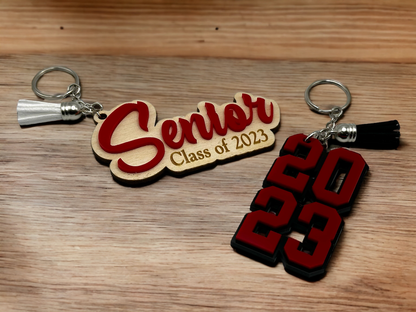 Acrylic Graduation/Senior Key Rings image 0