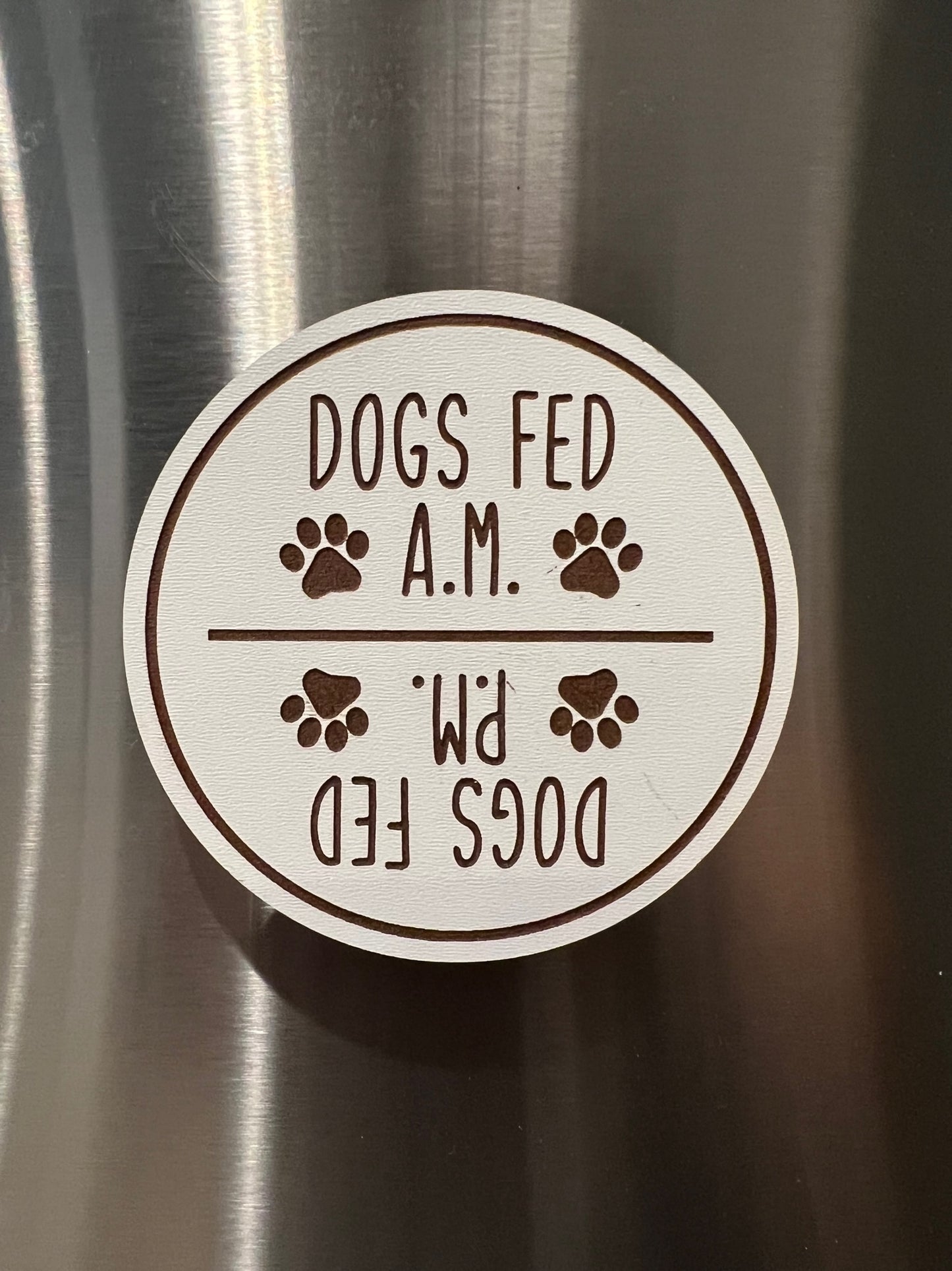 Pet Fed A.M./P.M. Magnet image 0