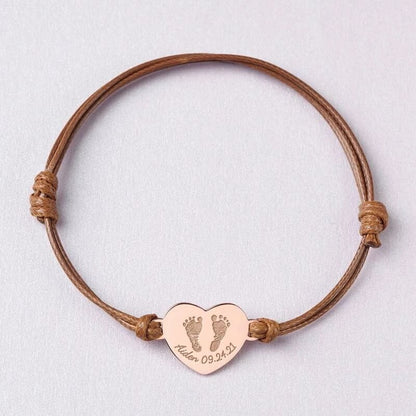 Personalized Custom Engraved Adjustable Stainless Steel Bracelet image 1