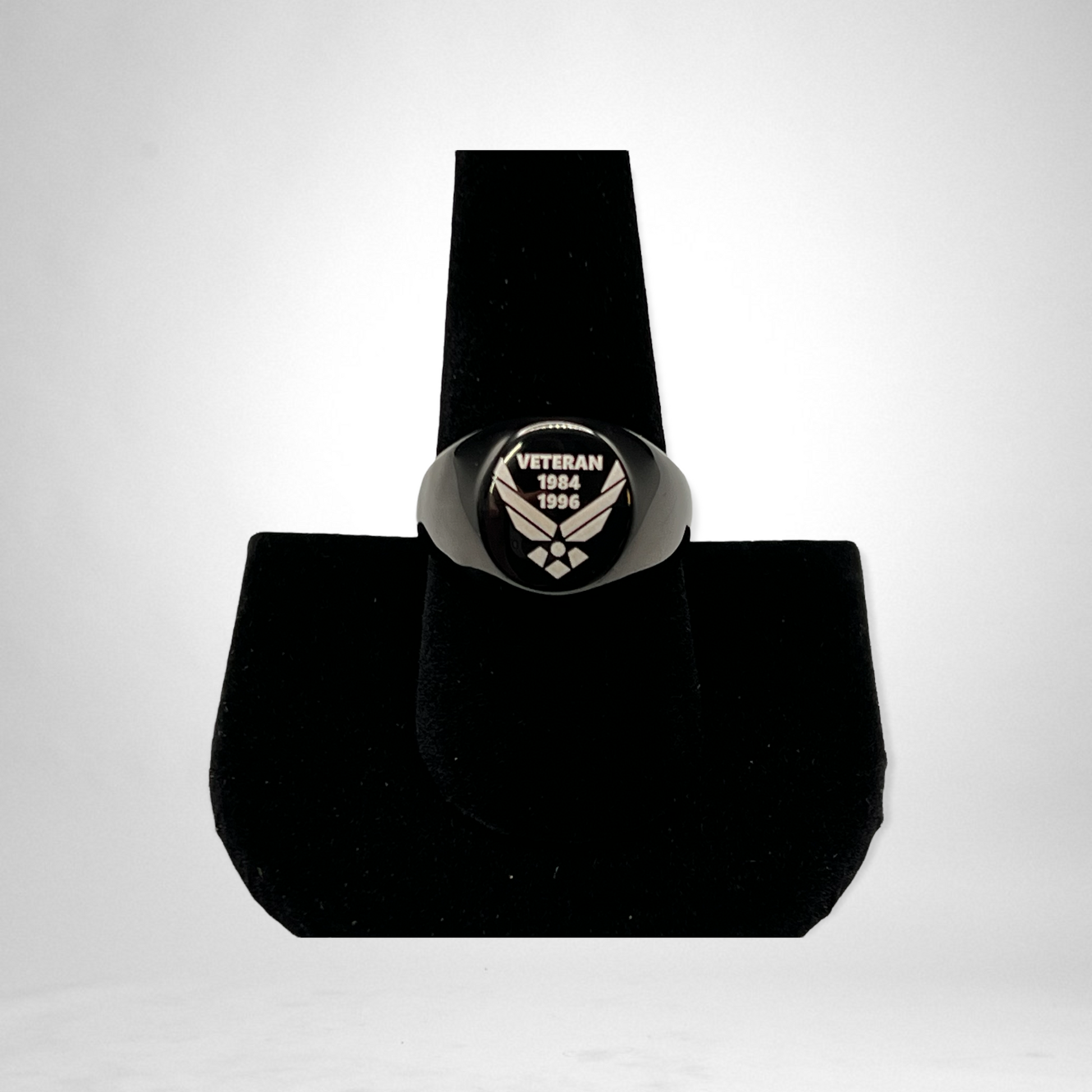 Custom Engraved Stainless Steel Ring image 0