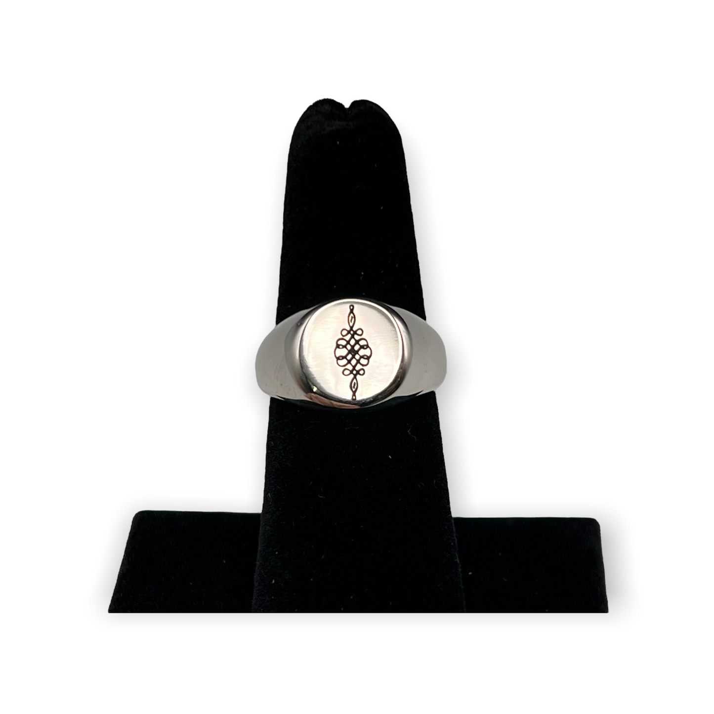 Custom Engraved Stainless Steel Ring image 1