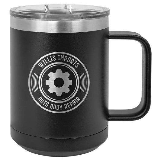 Customizable Polar Camel 15 oz. Vacuum Insulated Mug with Slider Lid image 0